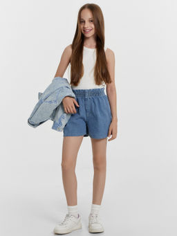 ШОРТЫ ДЖИНСОВЫЕ ДЛЯ ДЕВОЧЕК