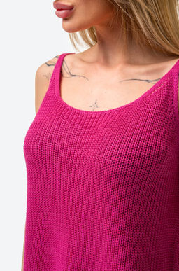 Женский вязаный топ на бретелях Happy Fox  фото 41