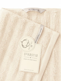 Полотенце для лица 50x90 молочный махровая ткань - Denastia фото 5