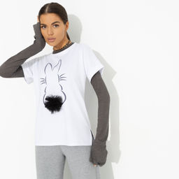 Футболка с акцентным декором В твою честь (белый)