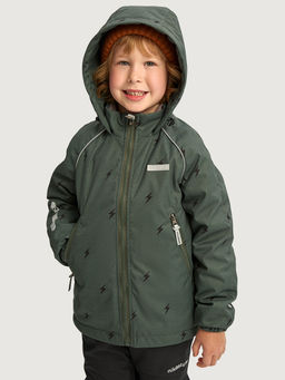 Костюм 7м0926 хаки/черный