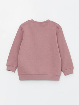 Bisiklet Yaka Bask?l? Erkek Bebek Sweatshirt - Waikiki фото 2