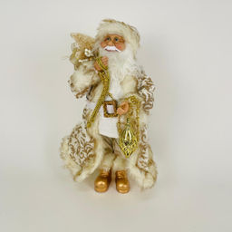 Новогодний декор - Дед Мороз золотой 50 см (арт. S1218-18)