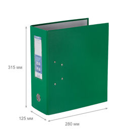 Expert Complete Регистратор PVC 125 мм 15 шт. Classic A4 арочный механ. лён зеленый 251542