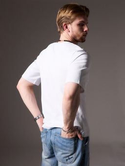 Футболка мужская MINAKU: Casual Collection MAN, размер 46, белая