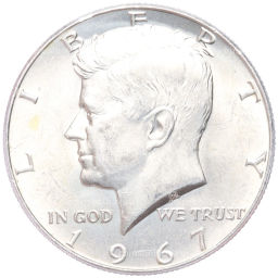 1/2 доллара (50 центов) 1967 года США