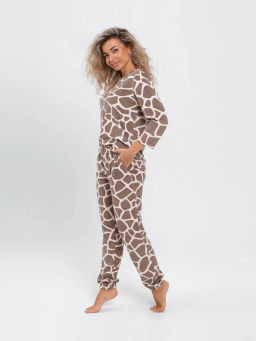 Костюм женский, цвет коричневый