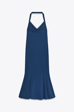 FLOWING HALTER DRESS - Zara фото 15
