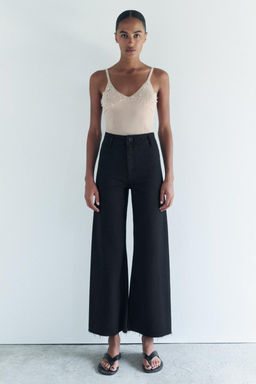 ZW COLLECTION HIGH-WAIST WIDE-LEG JEANS