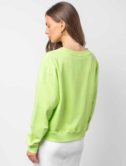 ЛИКВИДАЦИЯ / Свитшот из тонкого футера с эластаном - Vilatte фото 3