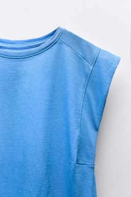 PLAIN T-SHIRT WITH TAB - Zara фото 9