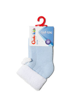 Цена за 2 пары. Носки Теплые Conte-kids SOF-TIKI (с отворотом, декор) - Conte elegant фото 3