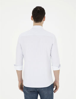 Saks Slim Fit Uzun Kollu G_mlek - Pierre cardin фото 5