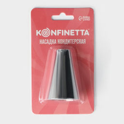Цена за 2 шт. Насадка кондитерская KONFINETTA Круг, d=3 см, выход d=1.3 см, нержавеющая сталь  фото 4