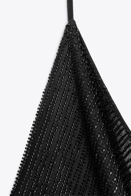 BEADED DRAPED TOP - Zara фото 16