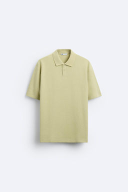 TEXTURED POLO SHIRT - Zara фото 32