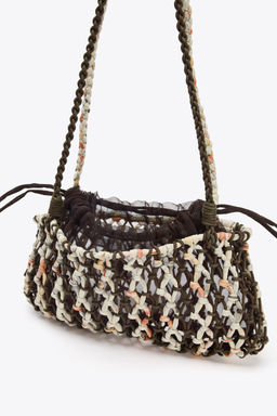BRAIDED KNIT MINI BAG - Zara фото 3