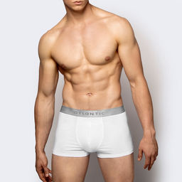 ATLANTIC BMH-012 Трусы шорты Basic белый  фото 8