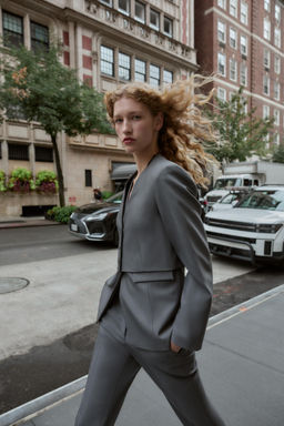 LAPEL-LESS CROPPED BLAZER - Zara фото 3