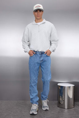 TRENDYOL MAN Mavi %100 Pamuk Regular Fit Jeans Kot Pantolon TMNAW22JE0059