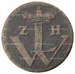 Монета 2 геллера 1755 года Германские государства  Гессен-Кассель