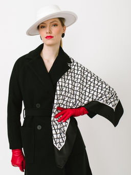 Большой мягкий очень нежный двусторонний платок - Tantino фото 5