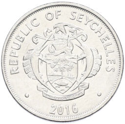 Монета 25 центов 2016 года Сейшелы