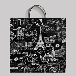 Цена за 5 шт. Пакет «Бонжур», полиэтиленовый с пластиковой ручкой, 37×35 см, 90 мкм