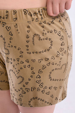 Арт. 9163 Пижама с шортами 50-58 (5 шт) Цвет:коричневый - Калинка фото 4