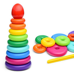 Пирамида "Капелька" 30см. 10 деталей