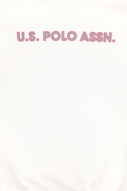 Толстовка цвета экрю для девочки Неожиданная скидка в корзине - U.s. polo assn фото 4