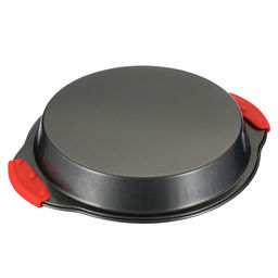 Форма для запекания Easy 29х24,5х4см, s0,4мм, круглая, из углеродистой стали с антипригарным покрытием, съемные силиконовые ручки, Regent (Китай) - Домашняя мода фото 3