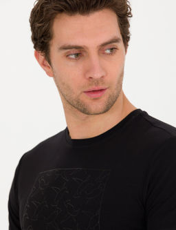 Черная облегающая футболка - Cacharel фото 2