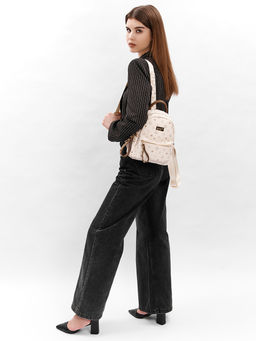 LACCOMA рюкзак AC7302-фигурки кремовый эко кожа  фото 9