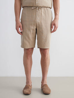 Slim Fit Beli Ba?lama Detayl? Erkek ?ort