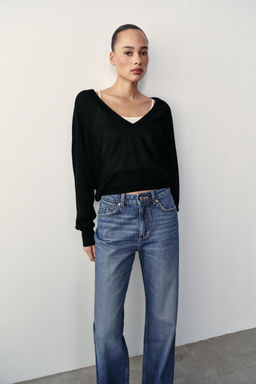JEANS Z1975 REGULAR TIRO ALTO LONG LENGTH / Azul - Zara фото 3