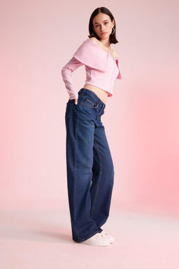Кардиган на бретельках в рубчик с открытыми плечами - Defacto фото 2