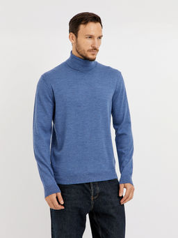 водолазка мужская базовая из шерсти - Glenfield фото 3