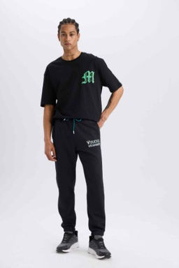 DeFactoFit NBA Milwaukee Bucks Kal?n Jogger Esofman Alt? Standart Fit Cepli Beli Bagc?kl? Lastikli Paca