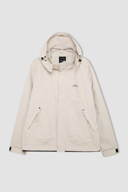 Пальто обычного кроя с капюшоном