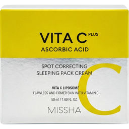 MISSHA Ночная крем-маска для лица с витамином С 50 мл MISSHA Vita C Plus Spot Correcting & Firming Ampoule  фото 3