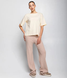 Футболка #КТ1031 (1), кремовый