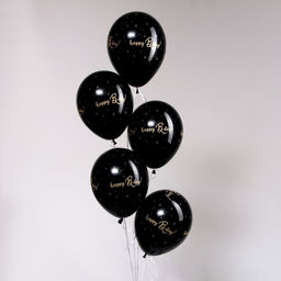 Воздушные шары латексные 12" HBD, 5 шт.