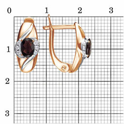 СЕРЬГИ 33111403ДГр - Красная пресня фото 3