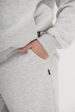 068 Детский костюм с палаццо, серый меланж - Knitka wear фото 5