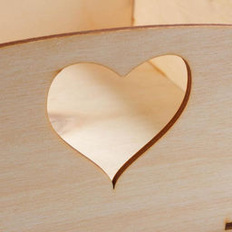 Подставка для мелочей «Сердечко», фанера, 20×20 см, заготовка для творчества