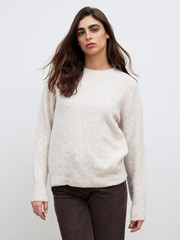 Bisiklet Yaka Kad?n Triko Kazak