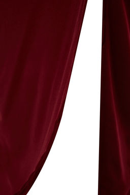 TRENDYOLMILLA Bordo Y?rtmacl? Vucuda Oturan Asimetrik Yaka Uzun Kollu Midi Orme Kalem Elbise TWOAW24EL00118  фото 7