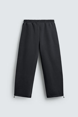 PANTAL?N JOGGER INTERLOCK RELAXED FIT / Gris oscuro - Zara фото 8