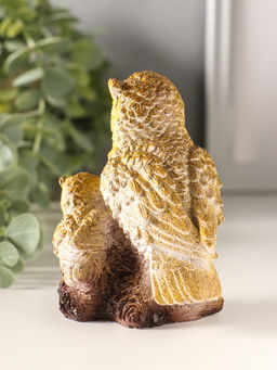 Фигурка «Сова с совенком», 9.5×6×8 см, МИКС